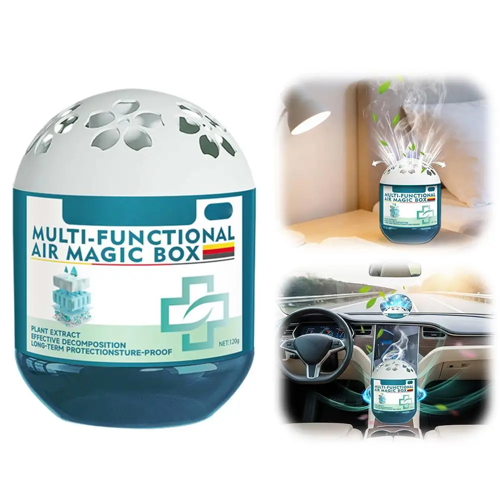 Odor Eliminator Car - エアマジックボックス空気清浄機 - 多機能ダストリムーバー＆消臭剤、強力吸引空気清浄機で長時間の清潔さを保ちます