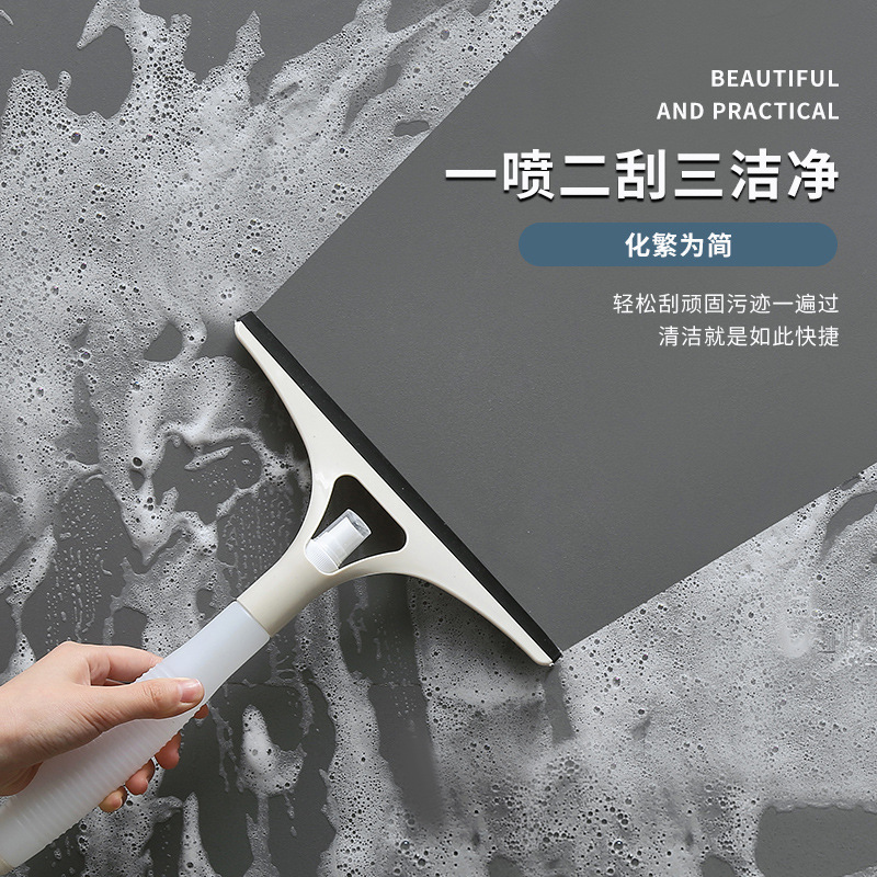 スプレー付きのガラス窓用スクイージークリーナー。両面ワイパー - Glass Cleaner Streak のレビューと価格