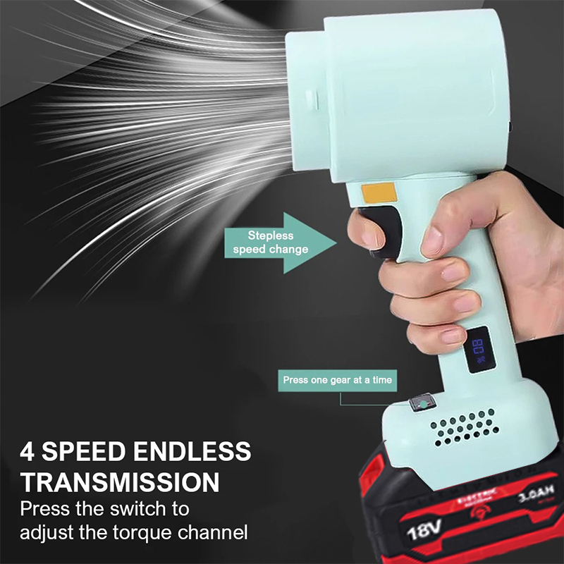 ブラシレス強力エアブロワー 1600g 推力 コードレスカー - Dryer Car Blower のレビューと価格