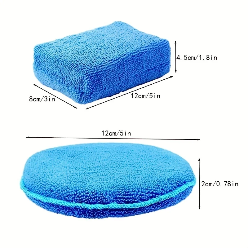 8個入りカーワックスアプリケーターパッドキット - 5インチ - Wax Applicator Pad のレビューと価格