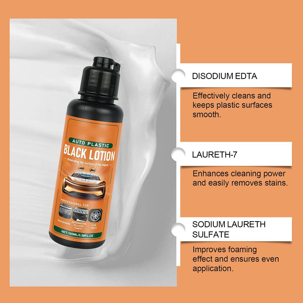 自動車プラスチック修復キット 3-in-1 ブラックトリムリ - Trim Restorer Plastic のレビューと価格