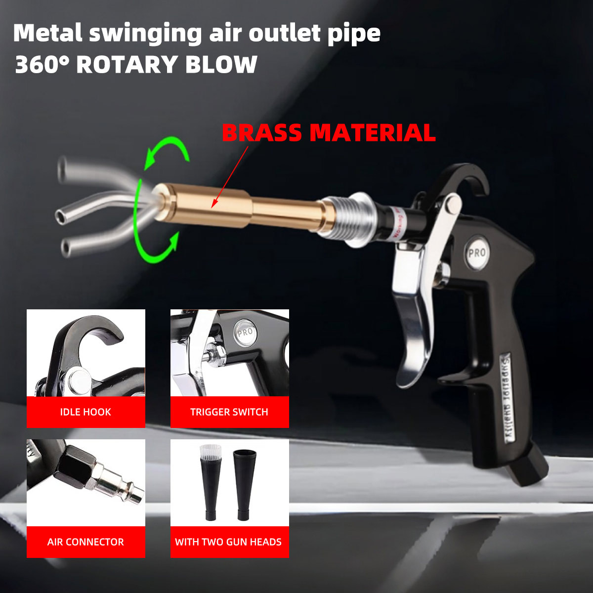 1. 高圧洗浄ガン（EU/US/JP規格対応）、ノズル、細部 - Dirt Brush Interior のレビューと価格