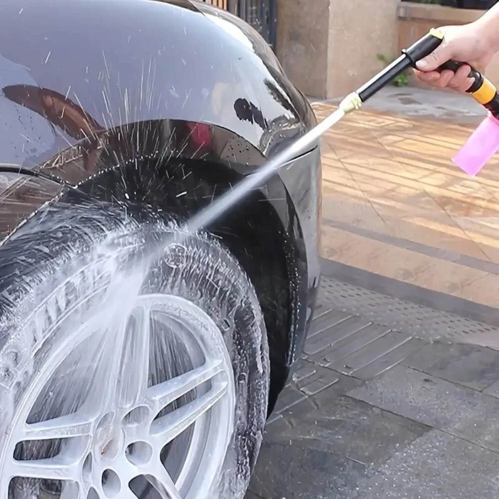 ポータブル高圧ウォーターガン洗車機、ガーデン散水ホースノズル - Car Shampoo Ph のレビューと価格