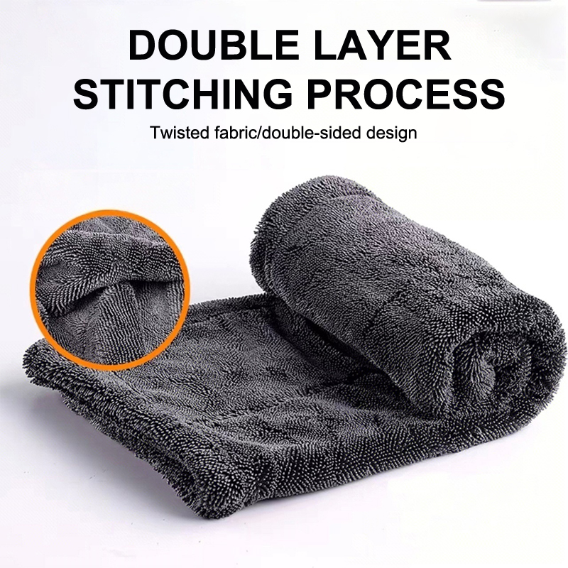 マイクロファイバー乾燥タオル ツイストパイル 両面 1200 - Microfiber Towel Detailing のレビューと価格