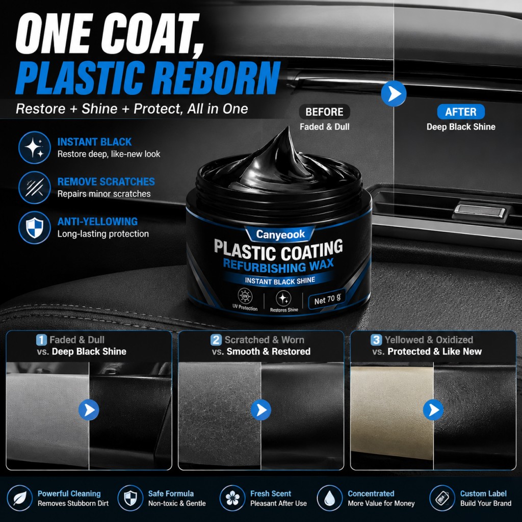 CANYEOOK プラスチックトリム用リニューアルワックス  - Trim Restorer Plastic のレビューと価格